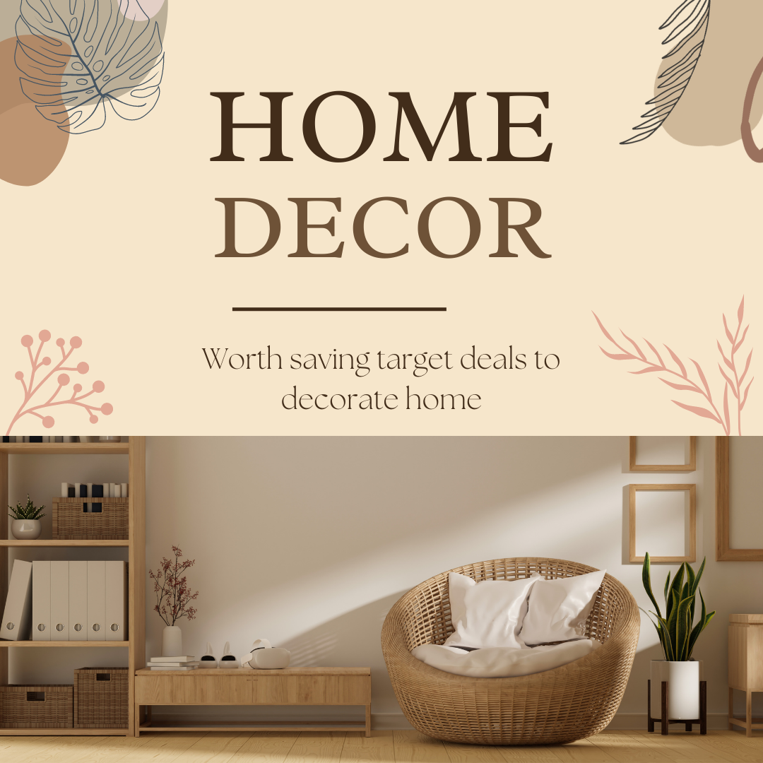 Worth saving target deals to decorate home￼